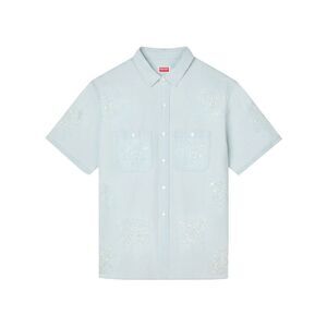 Kenzo Men `Kenzo Cartoon` Embroidered Short Sleeve Shirt